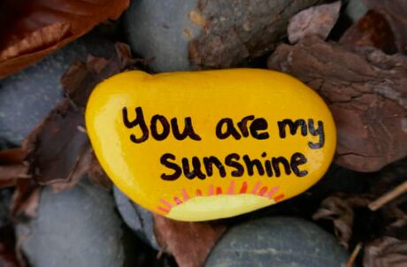 Painted rock